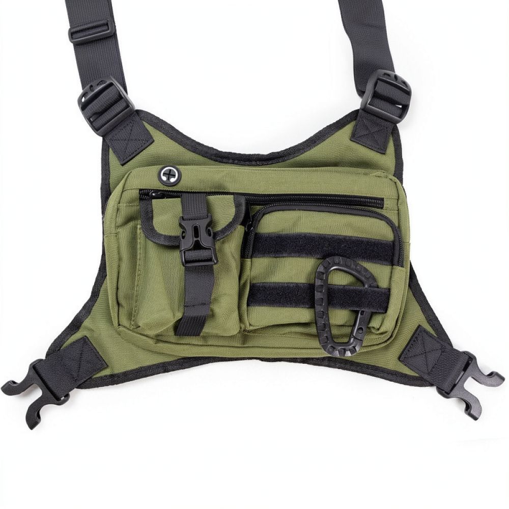 メンズ用タクティカルチェストバッグ、オックスフォード素材、耐 - Outdoor Sport Climbing Gear のレビューと価格